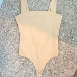 Abercrombie Beige Bodysuit